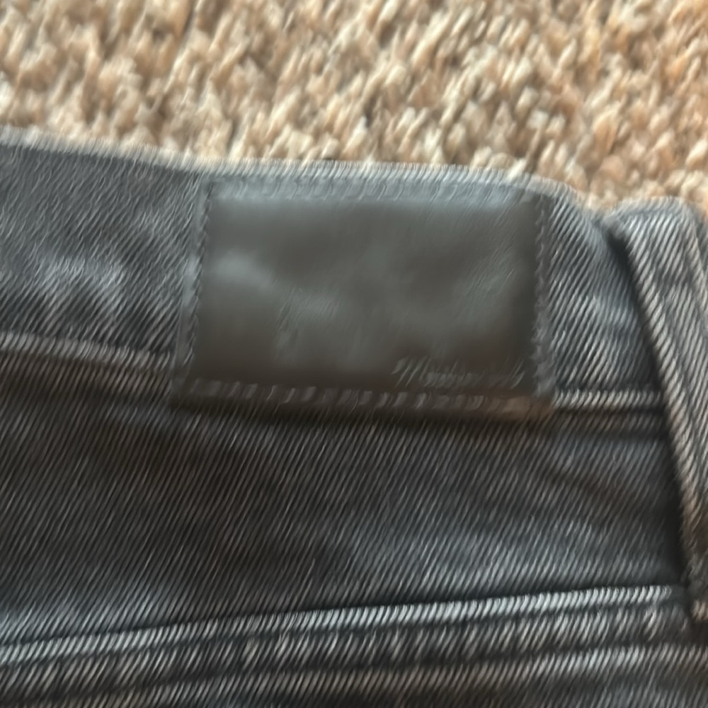 Madewell Dark wash Perfect vintage denim black jeans size 30 ladies straight - Picture 11 of 12